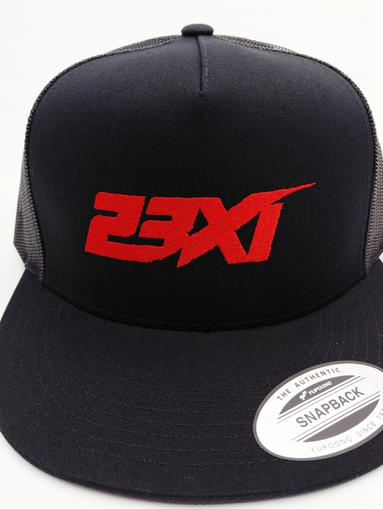 thepatriotspride.com Other - 23xi Jordan Race Hamlin Wallace Embroidered Flat Bill Mesh Snapback Hat Cap